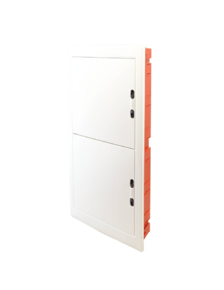 Box distribution panel for recessed 72 elements opaque door Tracon | Adajusa price