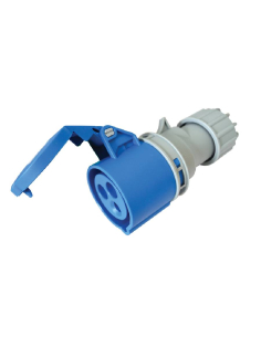 Clavija de enchufe hembra CEE 32A 2P+T IP-44 TICS-223H | Adajusa