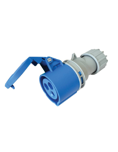 Clavija de enchufe hembra CEE 32A 2P+T IP-44 TICS-223H | Adajusa