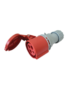 Clavija de enchufe hembra CEE 16A 3P+T IP-44 TICS-214H | Adajusa
