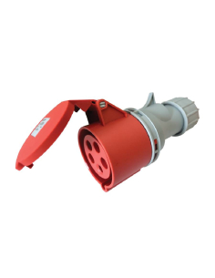 Plug industrial female CEE 32A 3 Pole neutral ground TICS-225H| ADAJUSA : price