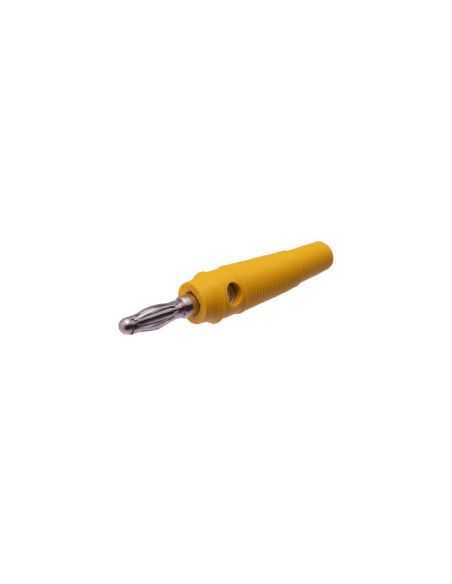 Male banana plug 4mm yellow : ADAJUSA : price