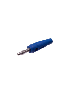 Male banana plug 4mm blue : ADAJUSA : price