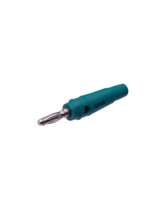 Conector banana macho 4mm verde | Adajusa