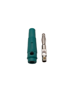 Conector banana macho 4mm verde | Adajusa 2