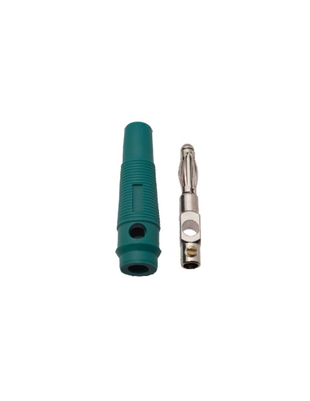Male banana plug 4mm green| ADAJUSA : price