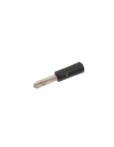 4mm black male banana plug (4-leaf type) : ADAJUSA : price