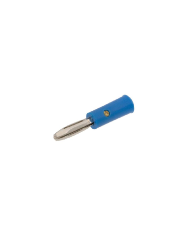4mm blue male banana plug (4-leaf type) : ADAJUSA : price