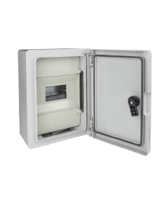 Cabinet  electric ABS 280x210x130 transparent door and front chassis IP65 TME282113MT : ADAJUSA : price 2