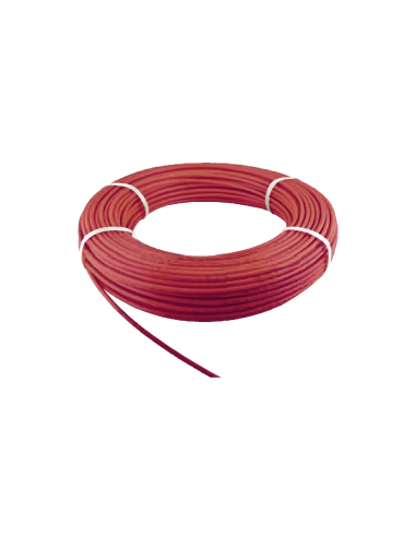 Tubo neumático en poliamida 10x8mm rojo 25m - Adajusa