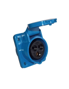 Clavija de enchufe CEE 16A 2P+T IP-44 TICS-313 | Adajusa 2