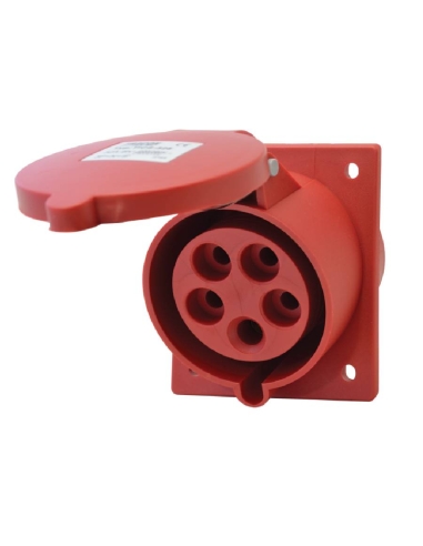 Industrial socket CEE 32A 3 Pole neutral ground TICS-325| ADAJUSA | price