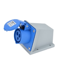 Toma de enchufe CEE 16A 2P+T caja superficie IP-44 TICS-113 | Adajusa 2