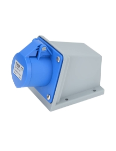 Toma de enchufe CEE 32A 2P+T caja superficie IP-44 TICS-123 | Adajusa