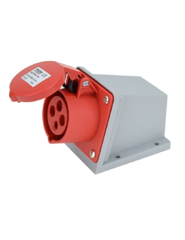 CEE industrial socket outlet for surface mounting 32A 3 Pole TICS-124| ADAJUSA | price
