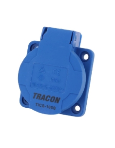 Clavija de enchufe Shucko 16A 2P+T IP-54 TICS-105S | Adajusa 2
