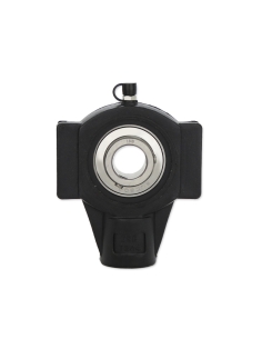 Soporte tensor negro en termoplástico con rodamiento INOX eje 25mm SSUC-205 - ISB|adajusa