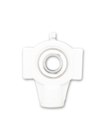 UCT206PB thermoplastic self-aligning white tensioning bracket with bearing stainless steel SSUC-206 shaft 30mm ISB | ADAJUSA | p
