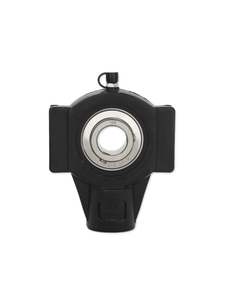 Black self-aligning thermoplastic self-aligning tensioning bracket UCT206P with stainless steel bearing SSUC-206 30mm shaft ISB