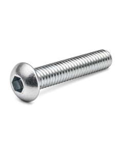 Tornillo allen cabeza redonda M8x20 cincado|adajusa