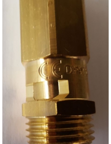 Safety valve overpressure 1/8 8 Bar - Metal Work - ADAJUSA