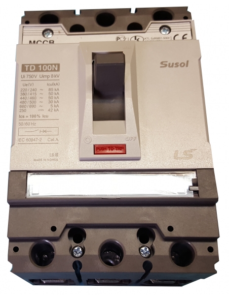 Automatic switch 3x400A Reg three-pole molded box.