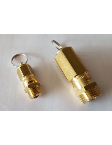 Safety valve overpressure 1/8 10 Bar - Metal Work - ADAJUSA