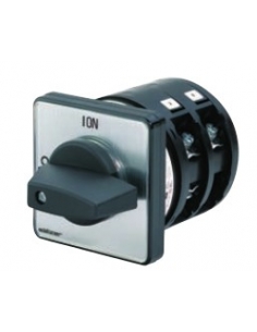 Interruptor trifasico 25A Mando rojo y amarillo