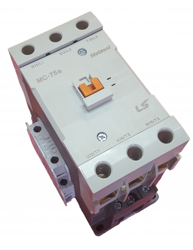 Three-phase contactor 75A coil 230Vac -  LS
