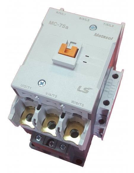 Three-phase contactor 85A coil 230Vac -  LS