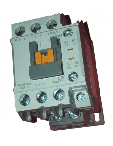 Contactor trifásico 12A bobina 230Vac -  LS