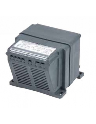 Transformador de seguridad para foco de piscina 12V 300VA encapsulado plástico
