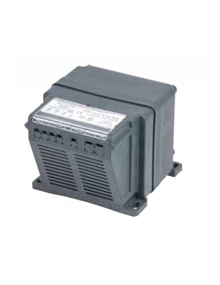 Transformador de seguridad para foco de piscina 12V 300VA encapsulado plástico