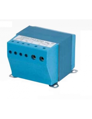 Transformador de seguridad para foco de piscina 12V 130VA altura reducida