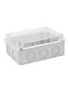 Pre-die-plated ABS watertight boxes transparent lid