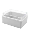 Watertight boxes ABS smooth walls transparent lid