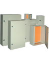 Metal cabinets and envelopes 250mm background