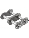 Double joints for ISO standard double roller chains
