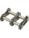 Double stainless joints for ISO double roller chains