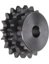 Double sprockets for roller chains 12B-2
