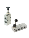 Pneumatic valves 1/4 lever-operated brand name Aignep