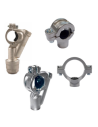 Flanges for downpipes for compressed air installations - Aignep