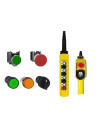 Electric pushbuttons, selectors, pilot lights and pushbutton panels