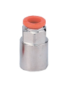 Straight metal thread female fitting - Metal Work